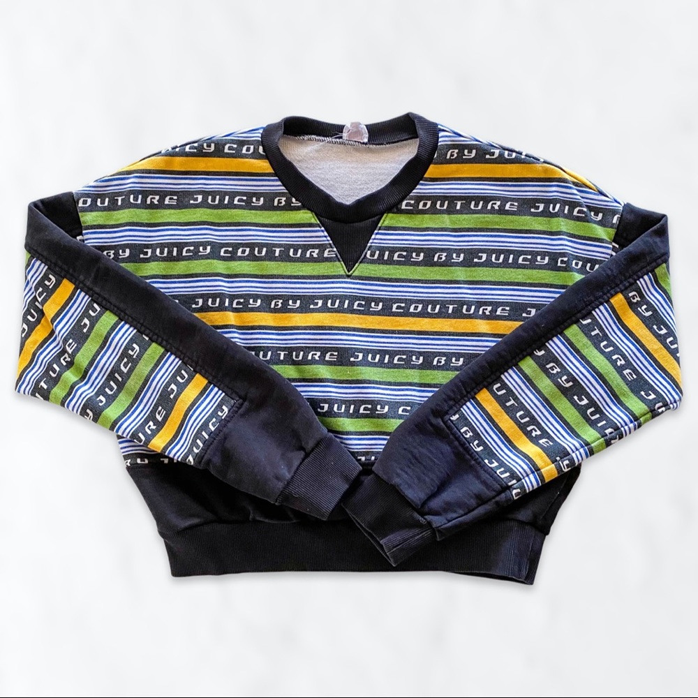 Juicy by Juicy Couture Print Crop Crewneck